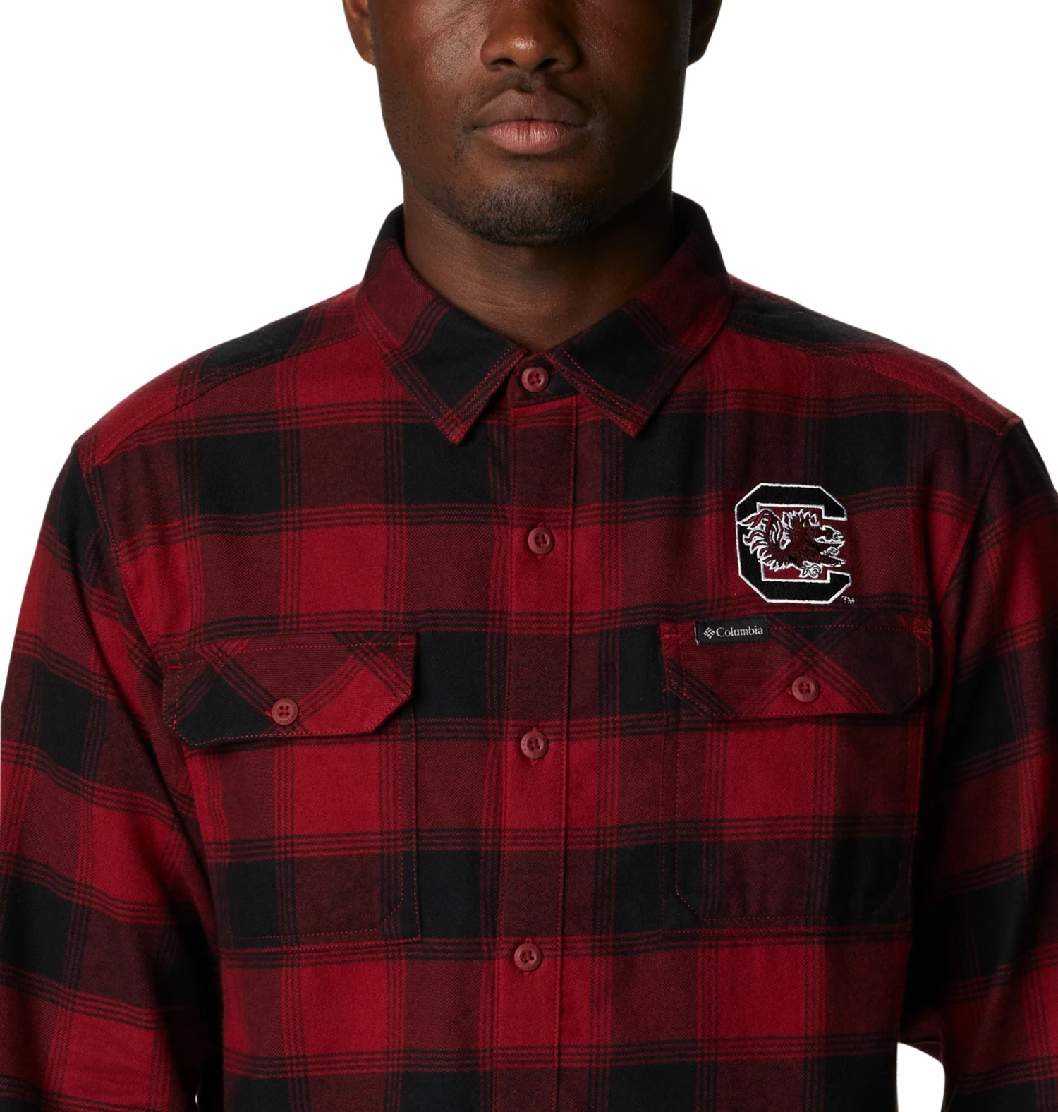 Budget β¨ Columbia Men's South Carolina Gamecocks Garnet Plaid Flare Gun Flannel Button Down Long Sleeve π Shirt 𧨠5 Budget β¨ Columbia Men's South Carolina Gamecocks Garnet Plaid Flare Gun Flannel Button Down Long Sleeve π Shirt 𧨠- Image 3