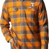 Best deal 🥰 Columbia Men's Tennessee Volunteers Tennessee Orange Plaid Flare Gun Flannel Button Down Long Sleeve 👕 Shirt ⌛ -Cheap Warm jacket Shop unnamed file 4731