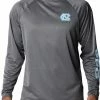 New 🌟 Columbia Men's North Carolina Tar 👠 Heels Charcoal Heather Gray CLG Terminal Tackle™ Long Sleeve 👕 Shirt 🧨 -Cheap Warm jacket Shop unnamed file 4736