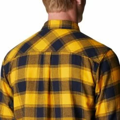 Cheap 😀 Columbia Men's West Virginia Mountaineers Blue Plaid Flare Gun Flannel Button Down Long Sleeve 👕 Shirt ⌛ -Cheap Warm jacket Shop unnamed file 4759