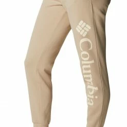 Budget 👍 Columbia Women's Logo Fleece Joggers Ancient Fossil ✨ -Cheap Warm jacket Shop unnamed file 507