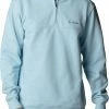 Cheap 🥰 Columbia Men's Hart Mountain II Half Zip Jacket Sky Blue Heather 🎉 -Cheap Warm jacket Shop unnamed file 62