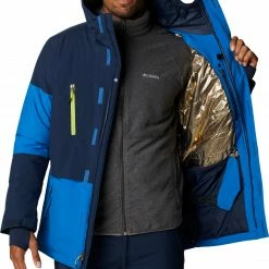 Flash Sale ✔️ Columbia Men's Aerial Ascender Jacket Cllgte Nvy/brght Indgo 💯 -Cheap Warm jacket Shop unnamed file 667