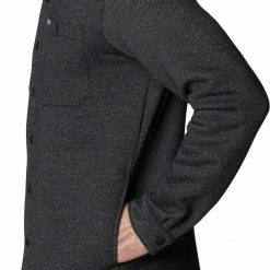 Budget ❤️ Columbia Men's Great Hart Mountain 👕 Shirt Jacket Black Heather 🎉 -Cheap Warm jacket Shop unnamed file 685