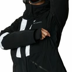 Flash Sale 🎉 Columbia Women's Forbidden Peak Interchange Jacket Black/white ✨ -Cheap Warm jacket Shop unnamed file 733