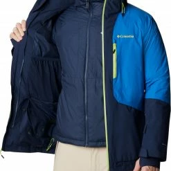 Best Sale 🔥 Columbia Men's Aerial Ascender Interchange Jacket Cllgte Nvy/brght Indgo ✨ -Cheap Warm jacket Shop unnamed file 751