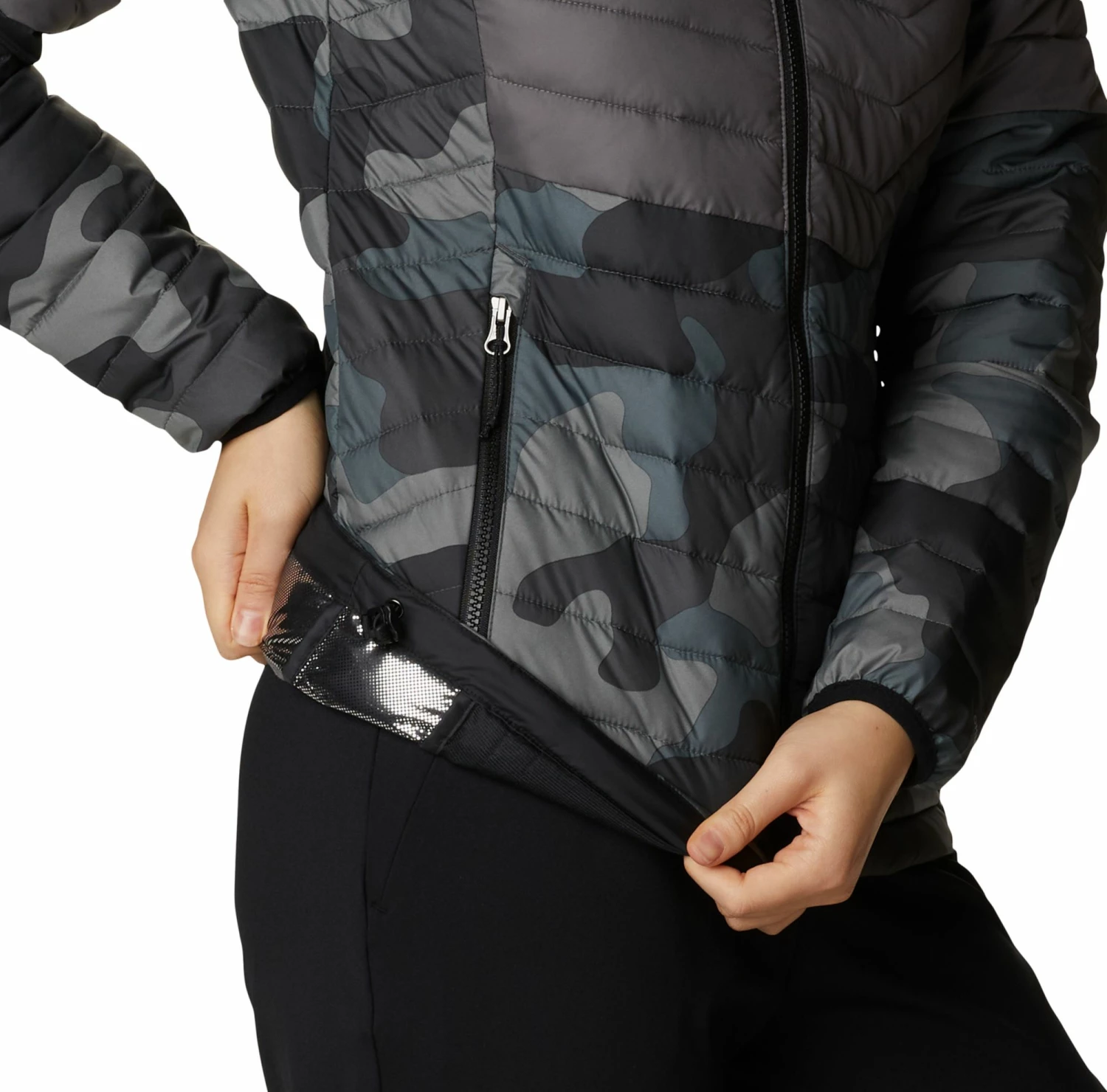 Discount π Columbia Women's Powder Lite Blocked Jacket Brt Grnm/bld Orng/mlbc π 7 Discount π Columbia Women's Powder Lite Blocked Jacket Brt Grnm/bld Orng/mlbc π - Image 5