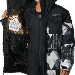 Wholesale 🥰 Columbia Boy's Might Mogul II Jacket For Boys' Black Geo Mt/black ⌛ -Cheap Warm jacket Shop unnamed file 783