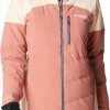 Promo 👏 Columbia Women's Powderkeg III Down Jacket Dark Coral/peach Blossom ✔️