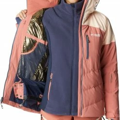Promo 👏 Columbia Women's Powderkeg III Down Jacket Dark Coral/peach Blossom ✔️ -Cheap Warm jacket Shop unnamed file 833