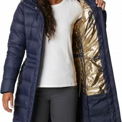 Hot Sale ⭐ Columbia Women's Hexbreaker Elite Down Jacket Dark Nocturnal ✔️ -Cheap Warm jacket Shop unnamed file 846